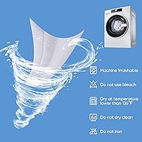 Vista 6 de Protector de Colchón Impermeable Refrescante Tamaño King, Cubierta de Colchón de Tela de Aire 3D, Funda de Colchón Suave y Lisa, Transpirable