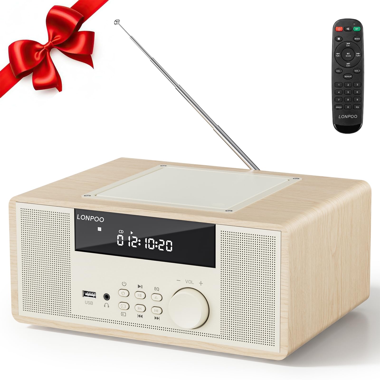 LONPOO Compact Stereo System LP-836