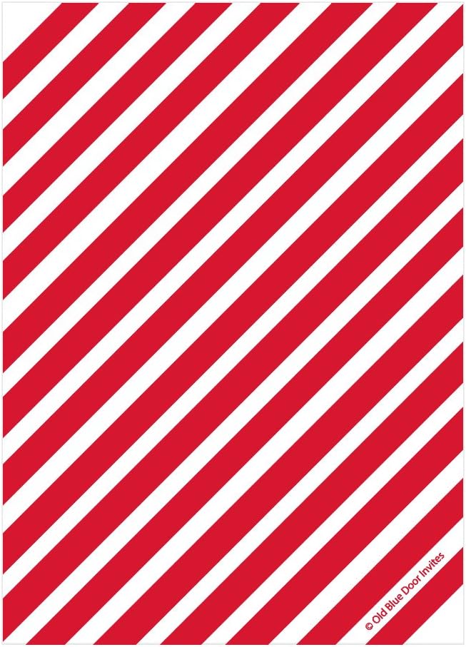 Holiday Cookie Exchange Invitations - Christmas Cookie Swap Party Invites - Gingerbread and Candy Cane Design (20 Count with Envelopes)