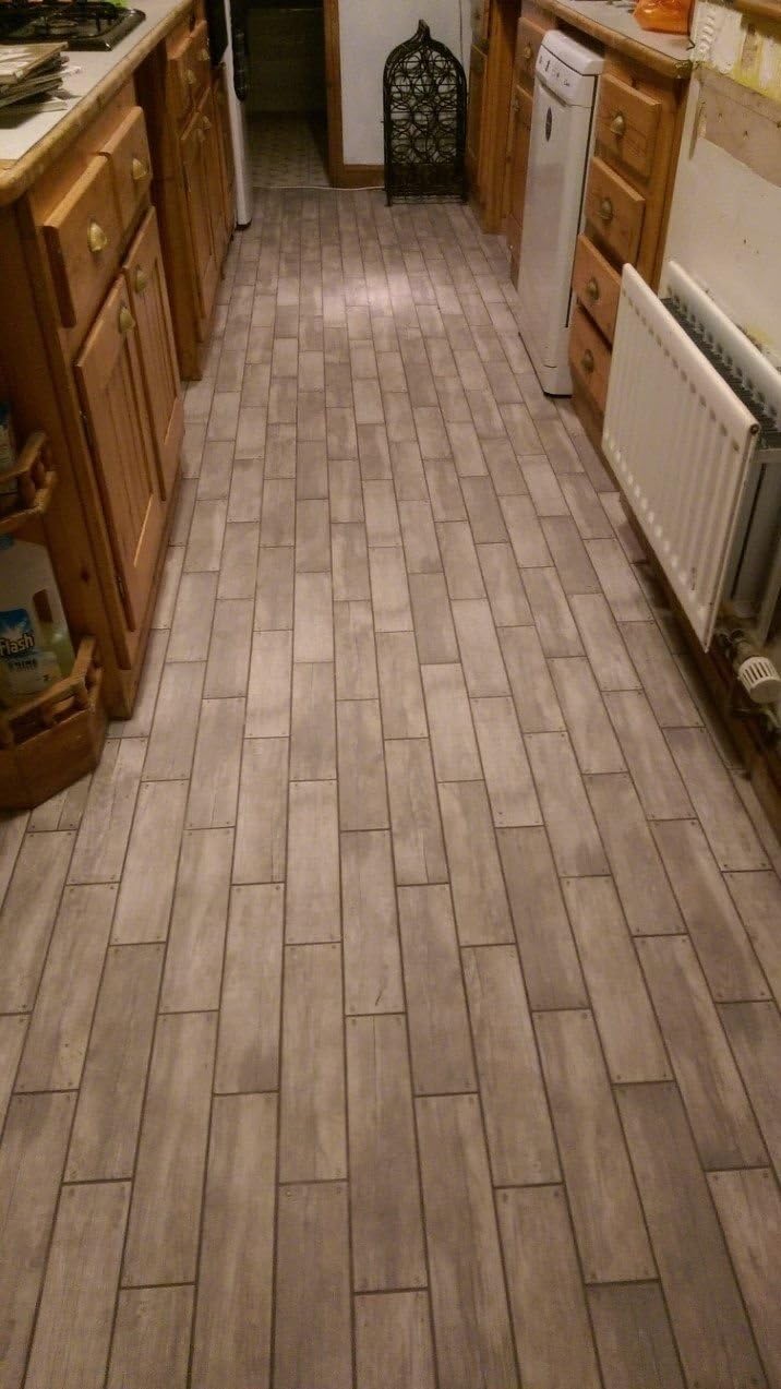Bonsai Sand Parquet Wood Effect Ceramic Floor Tile 80 x 33 x 8mm x 1m2