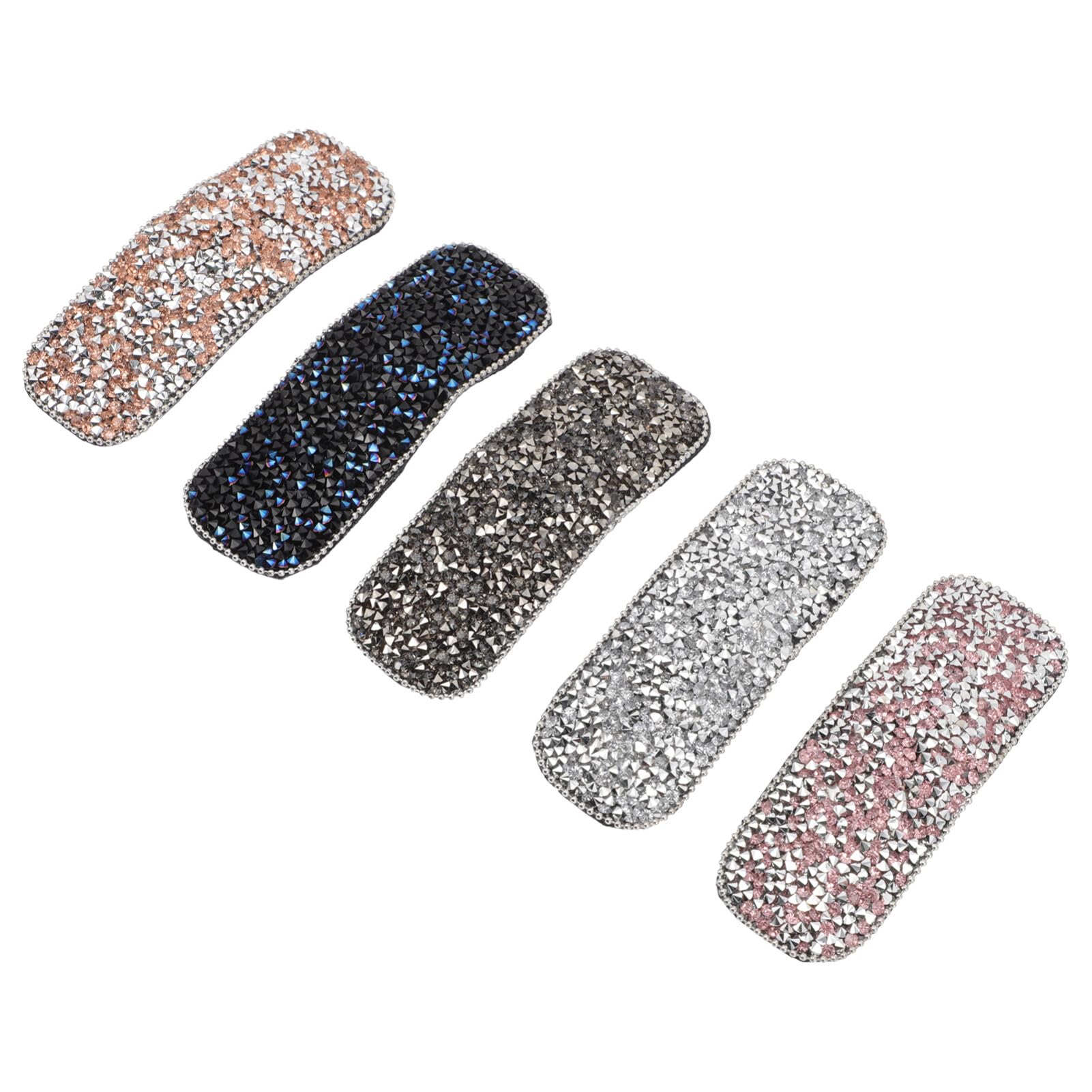 minkissy 25 piezas de clip de diamantes de imitación para mujer, accesorios para el cabello para mujer, clips de flequillo, pinzas para el cabello para mujer, accesorios para el cabello para mujer,