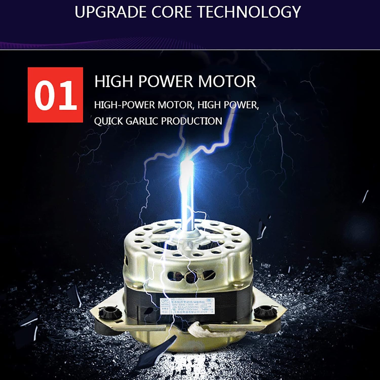 Electric Whole Garlic Peeling Machine 30kg/h Garlic Peeler Commercial Automatic Garlic Separator Garlic Peeling Machine for Restaurants, Barbecues, Hotels