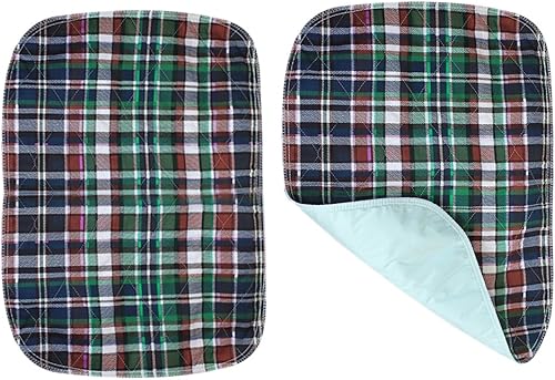 Miniatura 2 de Platinum Care Pads A cuadros impermeables, reutilizables, acolchadas, lavables, para perros pequeños, almohadillas para entrenamiento de cachorros,