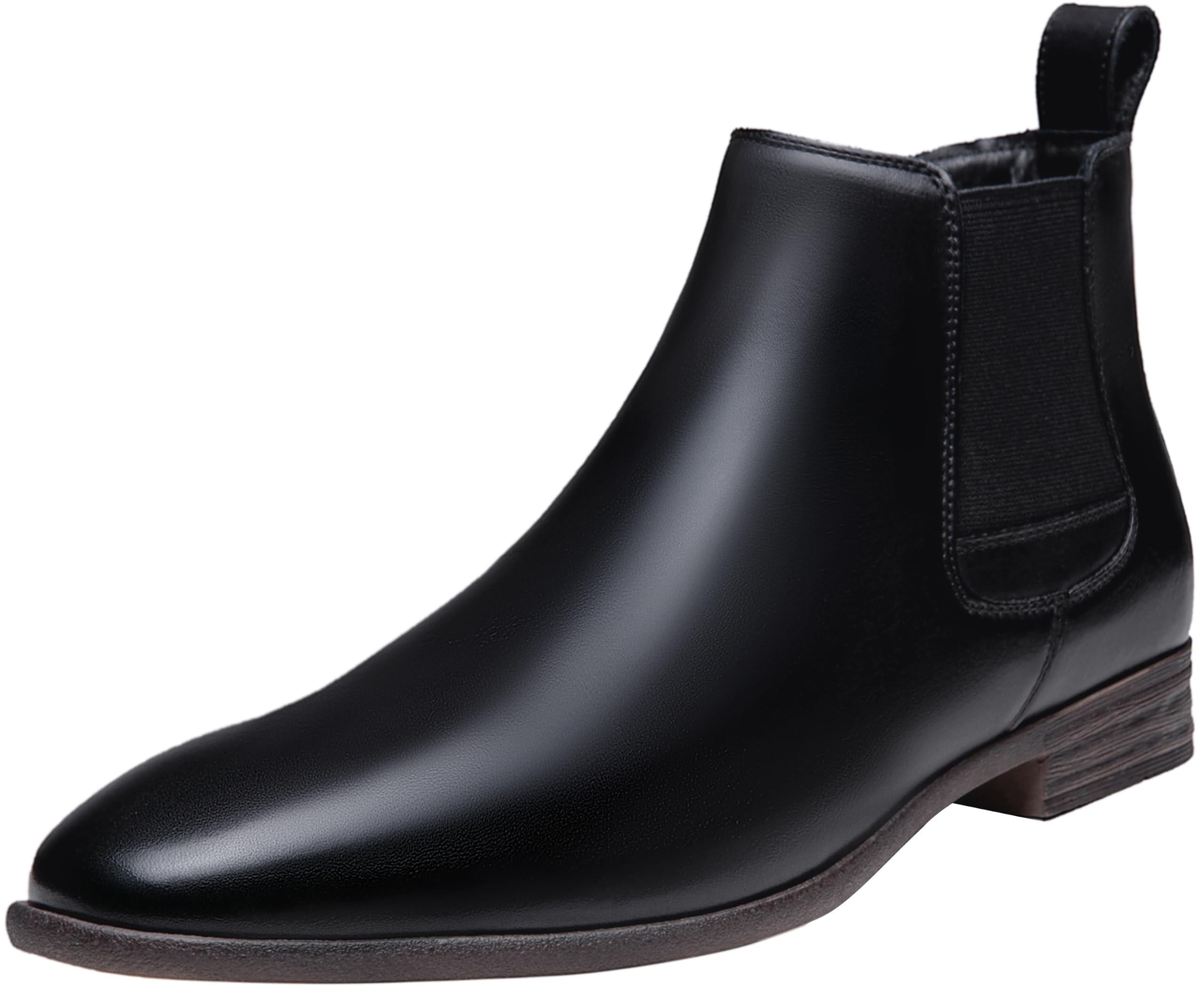Mens Chelsea Boots Leather Slip On Dress Boots