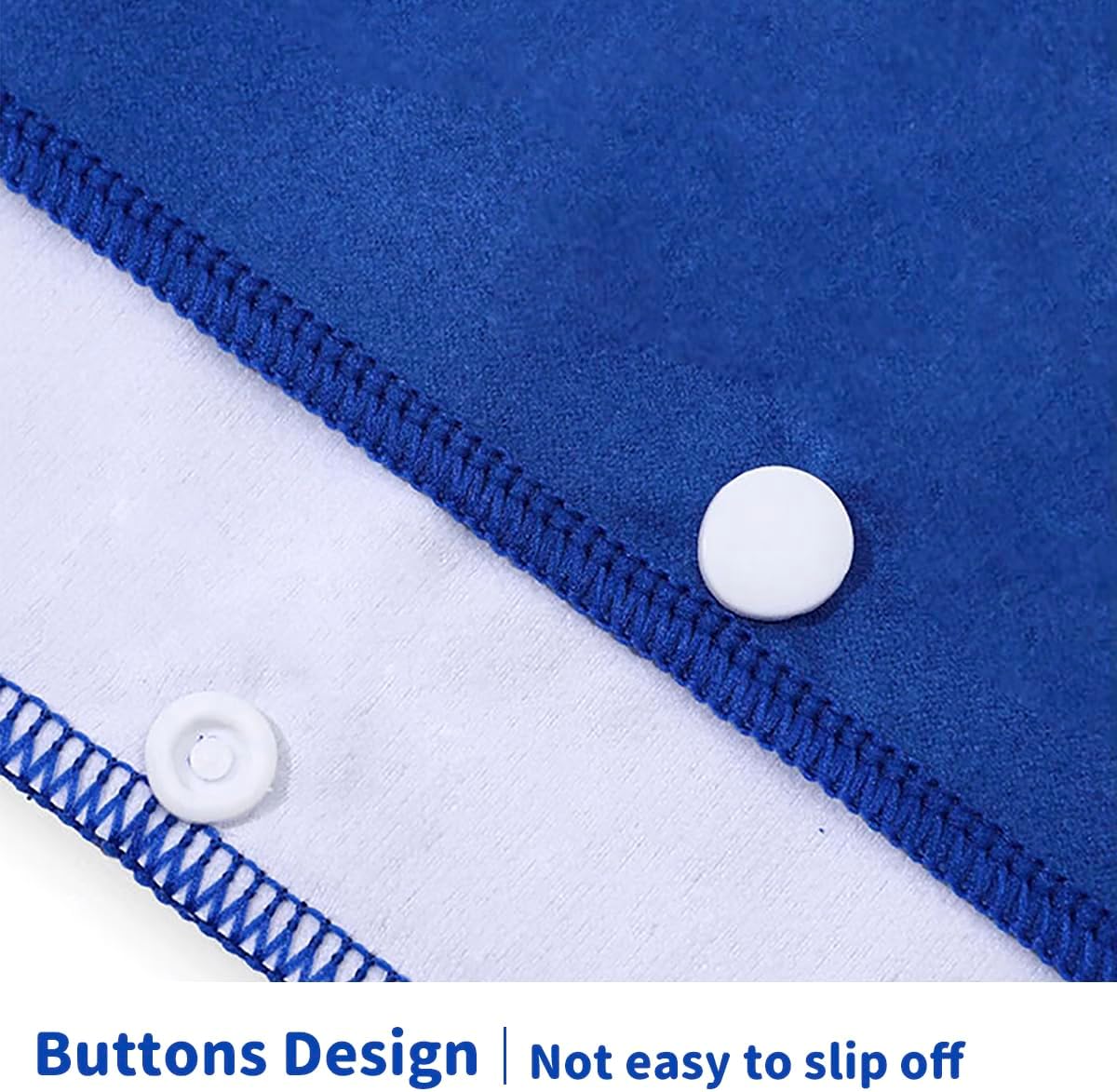 Cute Animal Hooded Beach Towel, Microfiber Bath Towels for Kids Toddler Infant Boy Girl, Animal Towels for Bath Pool Swim Swimwear Summer Beach Cartoon Shower Gifts (24x24 Inch, Shark Blue) - Image 8