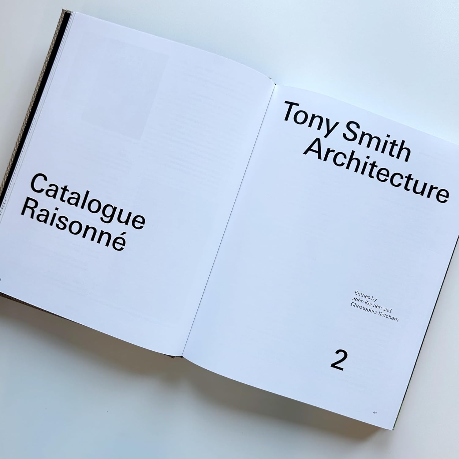 Tony Smith Architecture: Catalogue Raisonné Volume 2