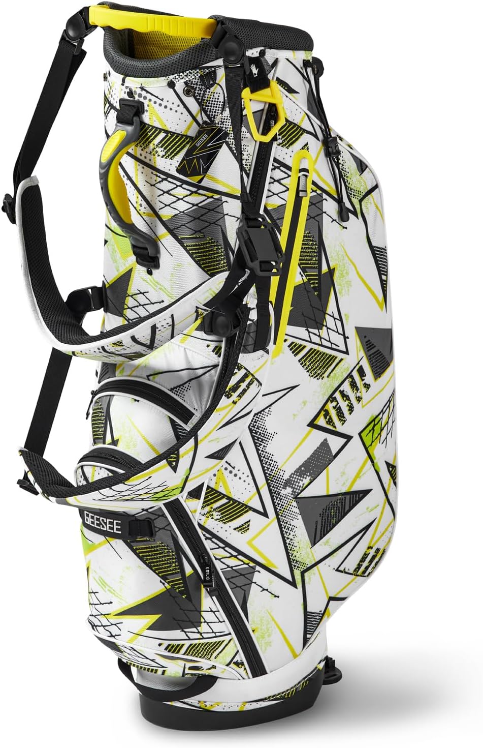 Golf Stand Bags with 4 Way Top Dividers, Rain Cover Hood Sunscreen and Waterproof Golf Bags with Stand, Lightweight Golf Stand Bag for Men & Women