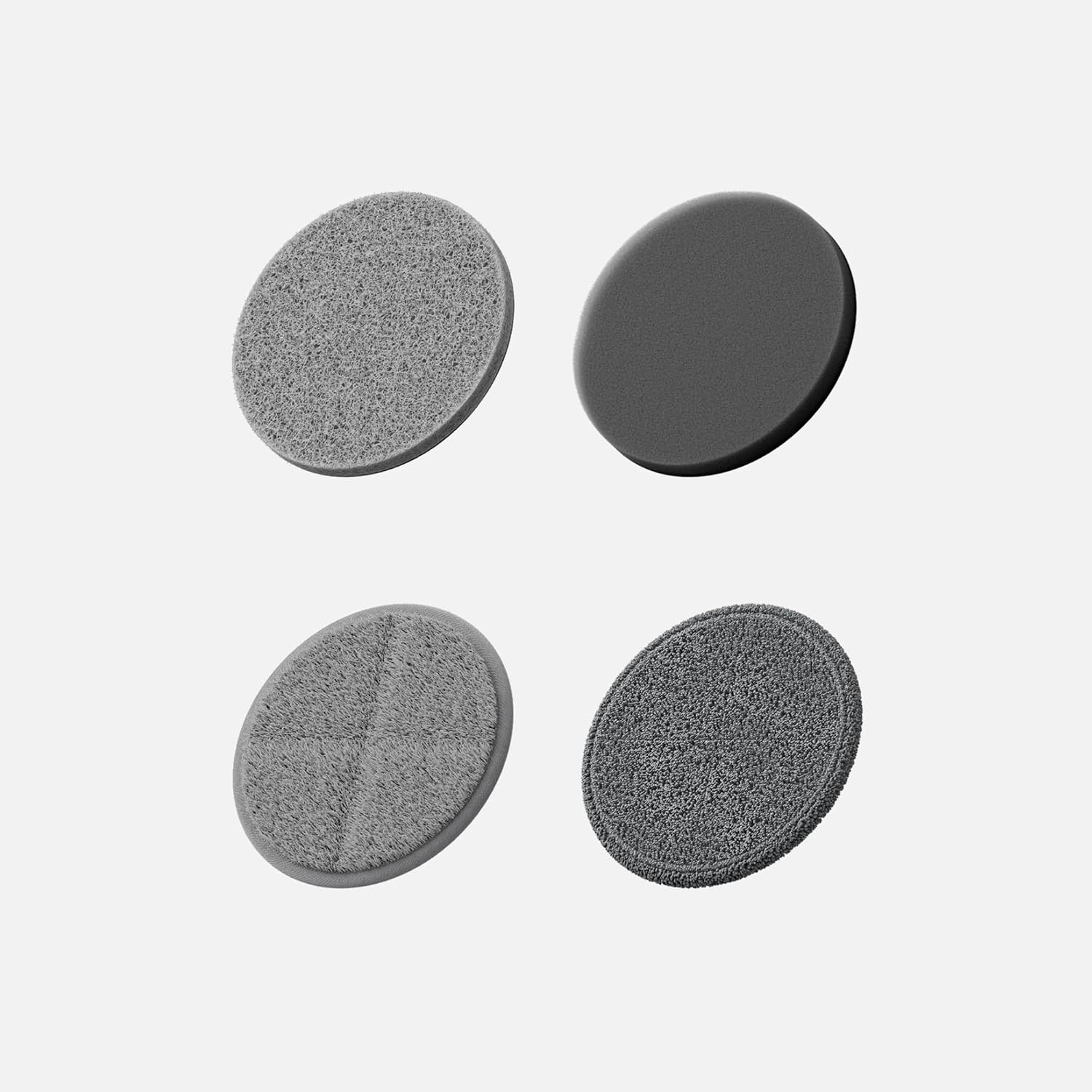 HOTO 4 Pcs Replacement Pads, Compatible with HOTO Flexi™ Cordless Electric Spin Scrubber