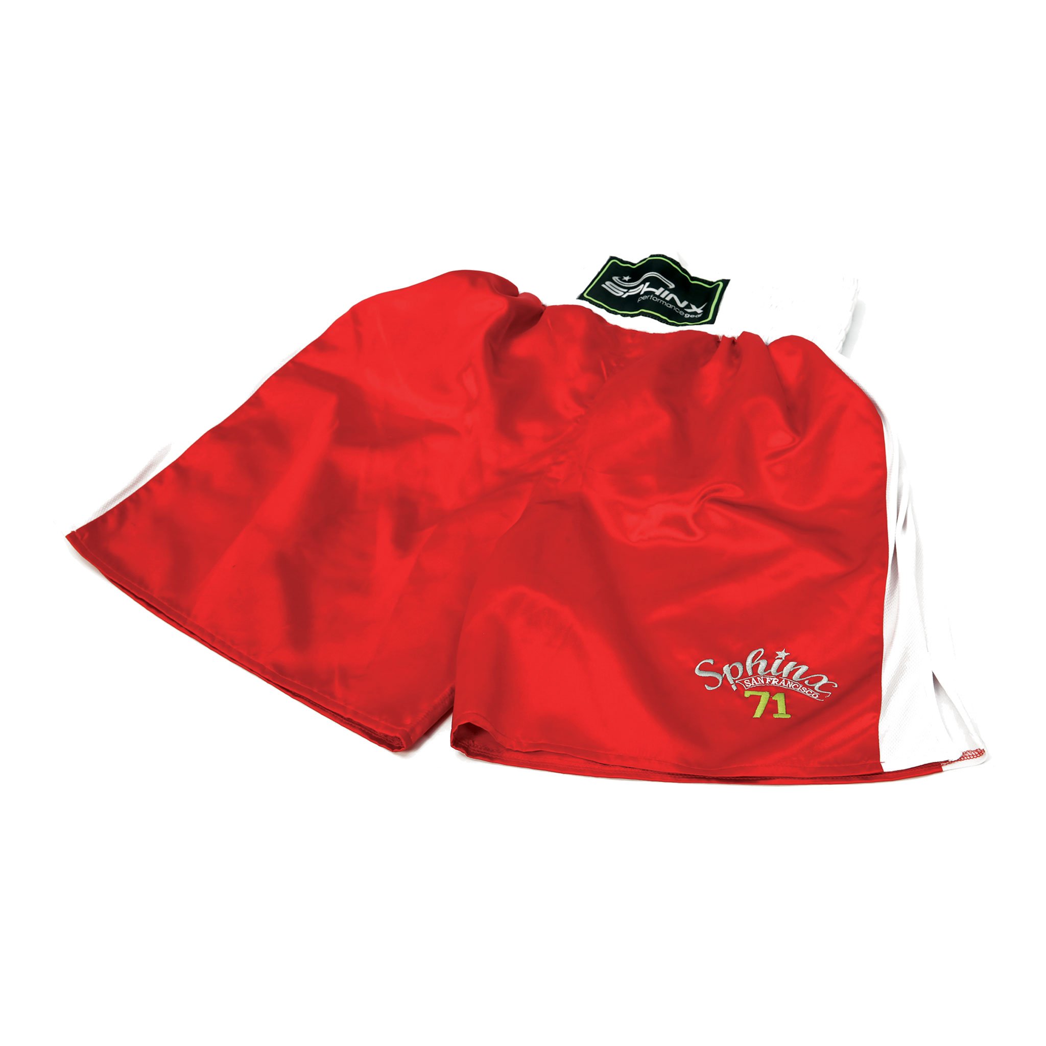 Short boxe XL Kenneth J Lane Sphinx vêtements sport rouge