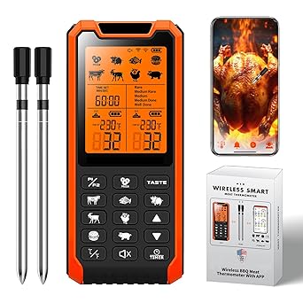 Pravette Smart Bluetooth Meat Thermometer