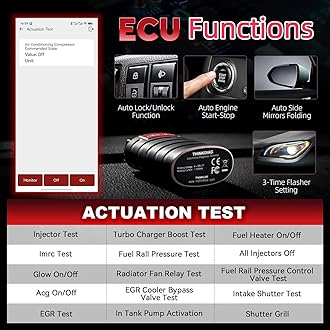 thinkcar Thinkdiag OBD2 Scanner Bluetooth, All System Bidirectional scan Tool OE Level Diagnostic Tools with ECU Coding,15+ Service Functions All Software 1 Year Free fits for iPhone & Android