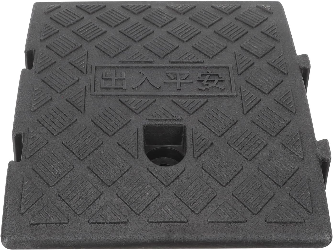 Outdoor Use Slope Ramp Pad 10pcs 25X27X7Cm Rubber Triangle Threshold Ramp Mat for Car, Wheelchair, and Doorway Accessibility