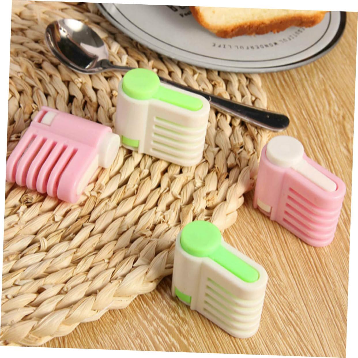 Cake Cutting Tool Set 6pcs Plastic 5 Layer Slicer for Bread Toast