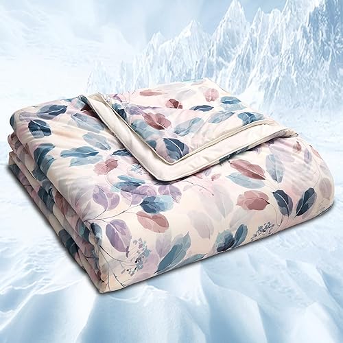 Miniatura 8 de LLanCL - Mantas refrescantes para personas que duermen con calor fresca como helado manta ligera para verano con doble cara fría tela refrescante