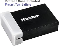 Vista 2 de Kastar Paquete de 4 baterías LP-E12 y cargador cuádruple compatible con Canon EOS 100D, EOS M, EOS M2, EOS M10, EOS M50, EOS M50 Mark II, EOS M100