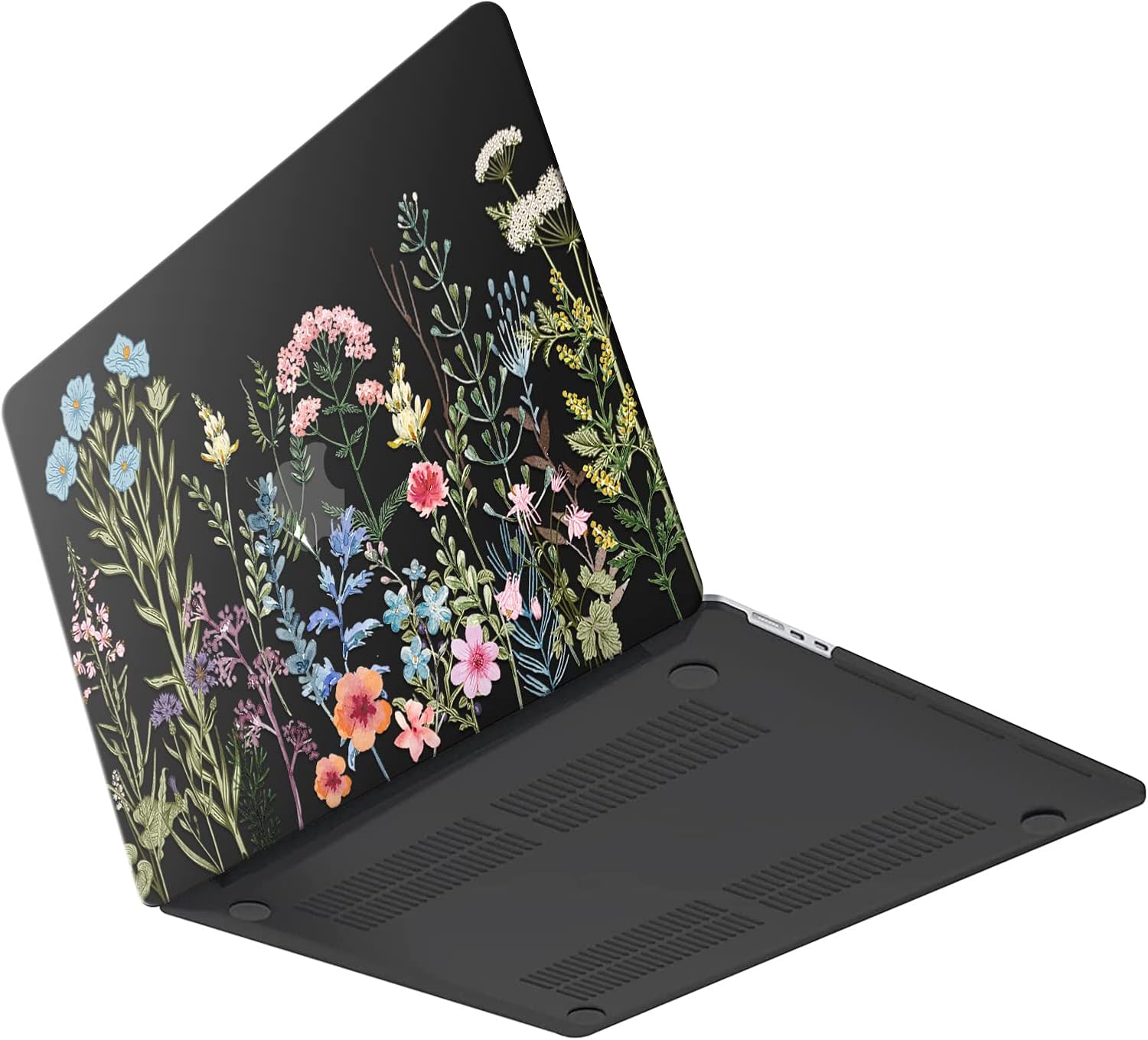 iCasso for MacBook Air 13 inch Case 2025 2024-2022 Release M4 A3240 M3 A3113 A2681 M2 with Liquid Retina Display, Hard Plastic Shell for Mac Air 13.6, TPU Keyboard Cover&Screen Protector, Weeds - Image 6