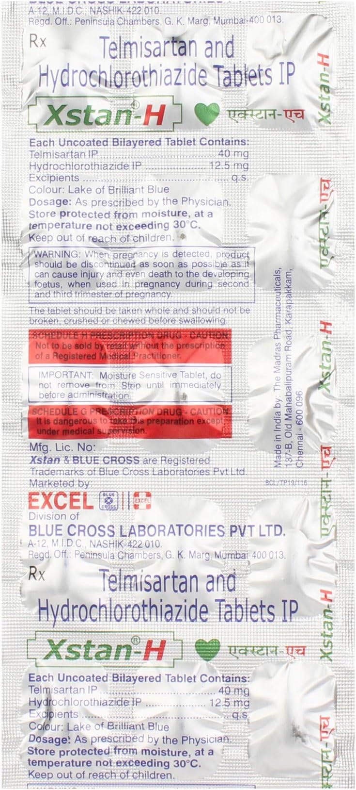 Xstan- H - Strip of 15 Tablets