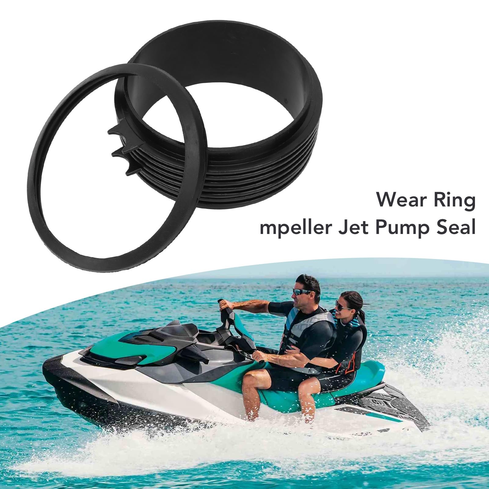 フゥットエッセンス Acouto Jet Pump Wear Ring Impeller Seal 267000617 for SeaDoo