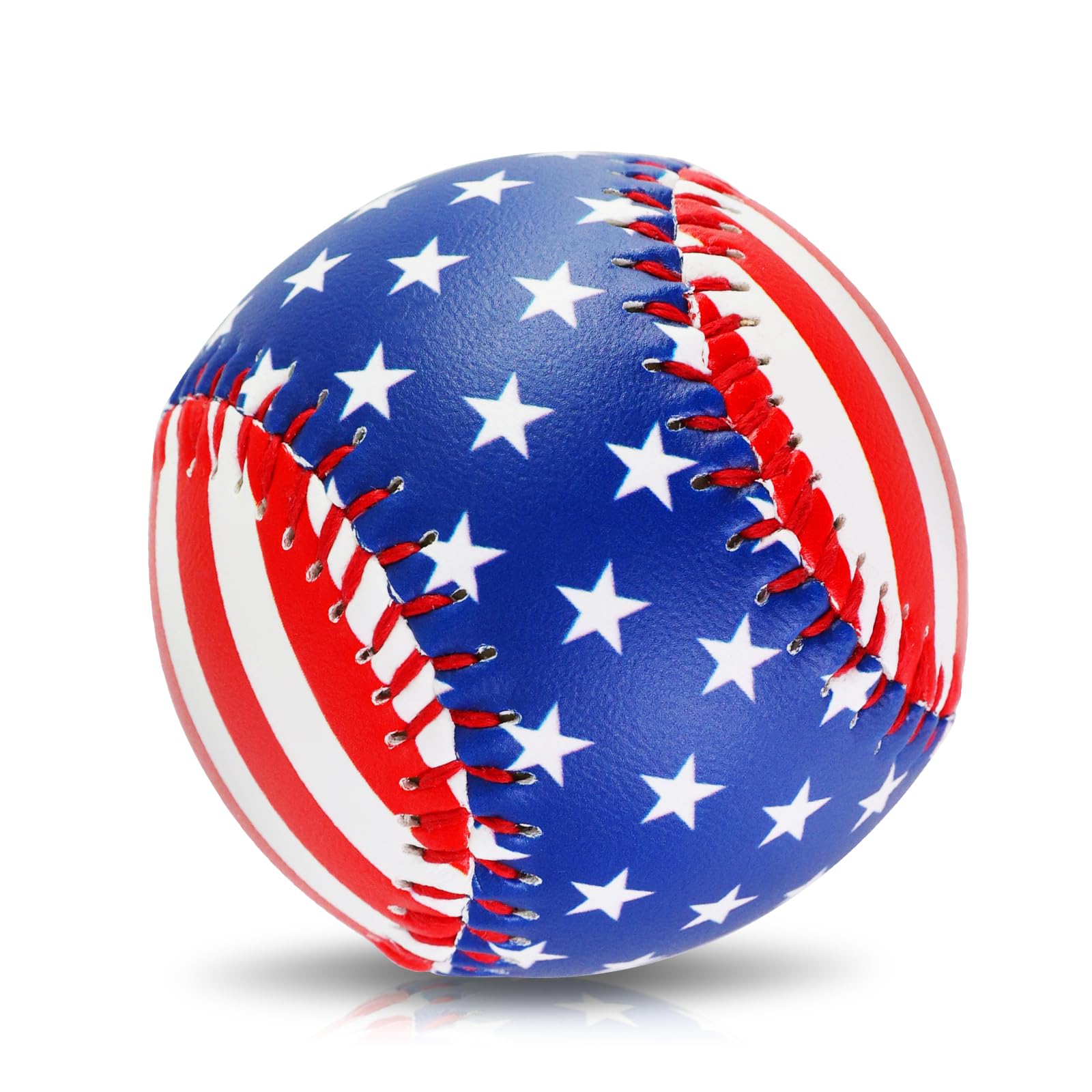 Baseballball, 22,9 cm, Standardgröße, Baseball, Lifestyle, niedliches Design, PVC, für Übungstraining, Schlagen, Schule, Liga, Turnier, Abschlussfeier, für Spieler, Trainer, Geschenke