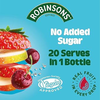 Robinsons Orange No Added Sugar Squash 2L Bottle