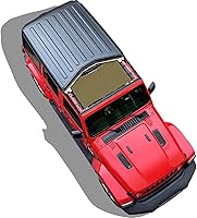 Vista 93 de Shadeidea - Parasol para Jeep Wrangler JL Unlimited (2018-2023) de 2 puertas y 4 puertas frontales, pantalla de malla negra para parasol JLU SAHARA