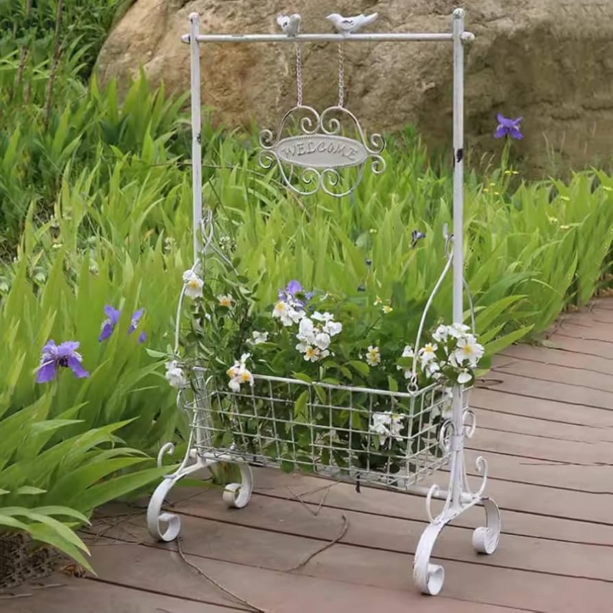 Amazon.co.jp: IOEDHW ウェルカムプランターバスケットスタンド