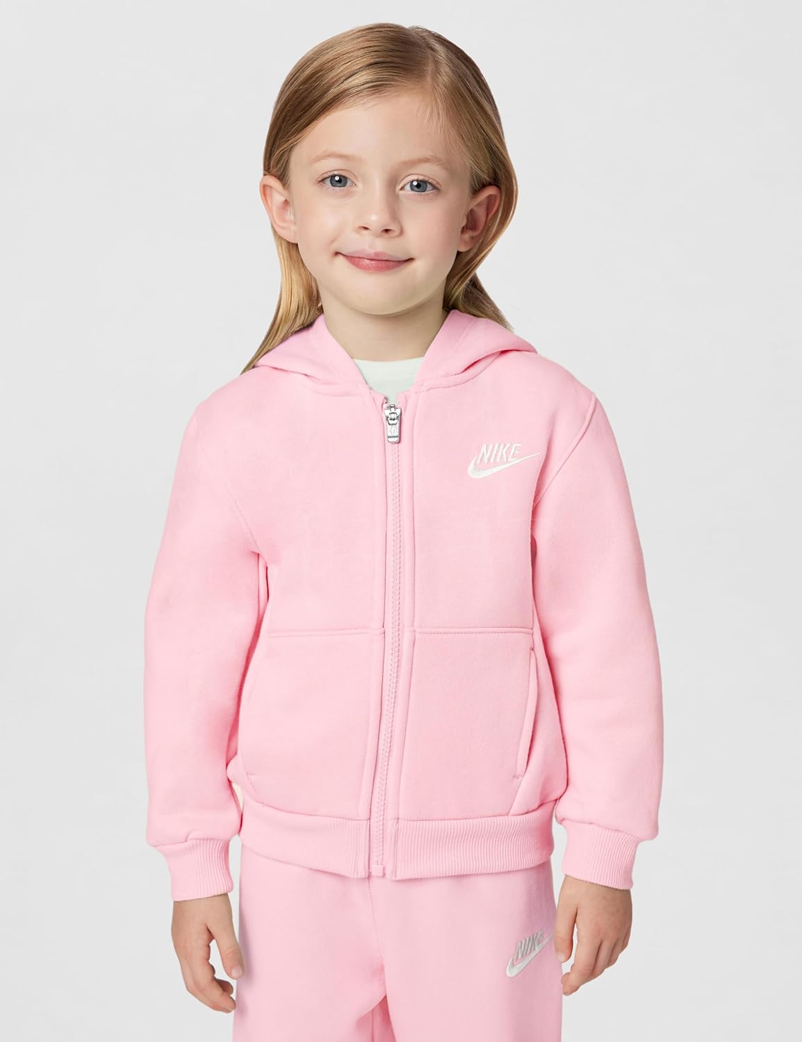 Nike Kids' Club Fleece Full-Zip Hoodie 2-Piece Set - Image 4