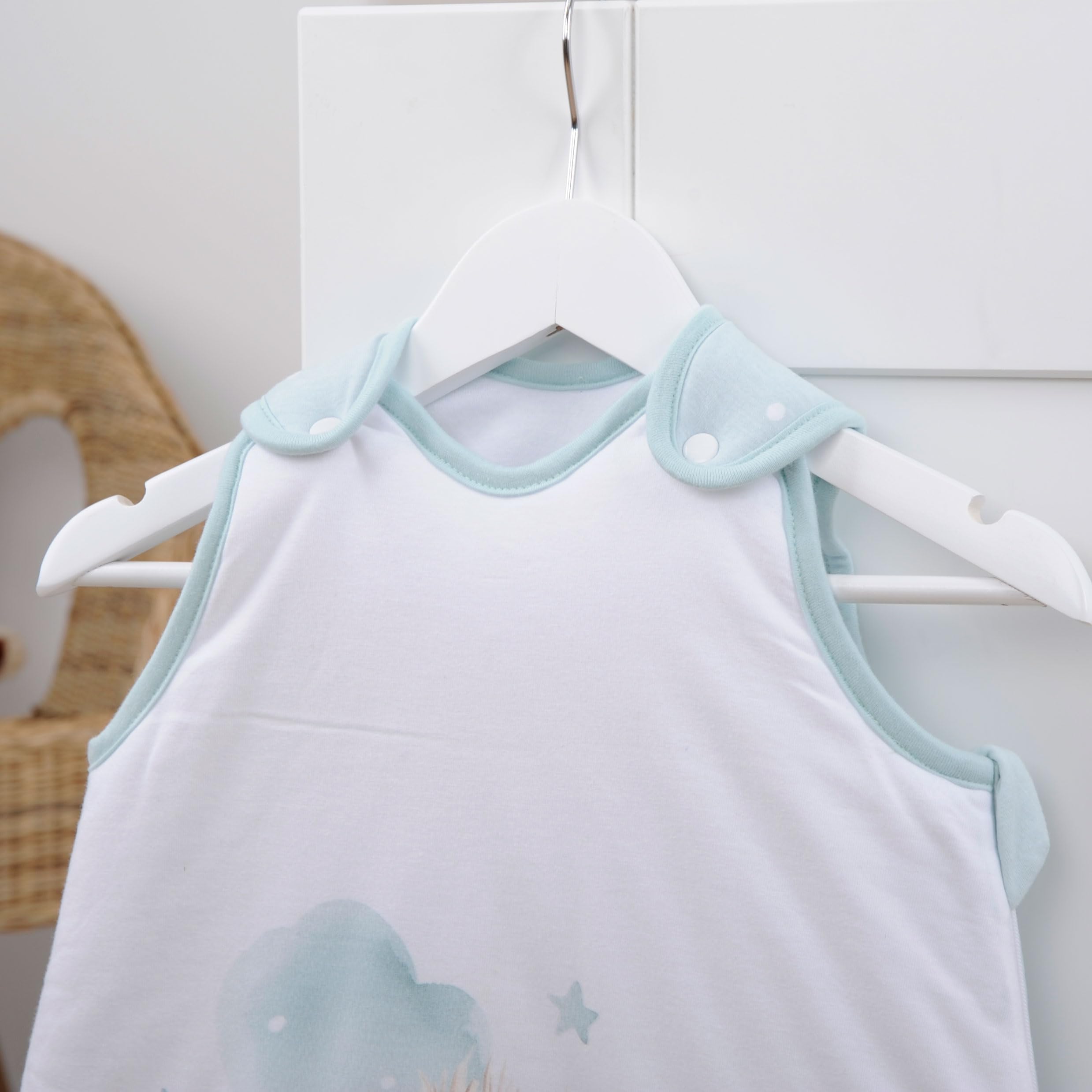Herding babybest Gigoteuse bébé, Petit hérisson, 70 cm, Fermeture Zippée Latérale et Boutons-Pression, Extérieur 100% Coton, Garnissage : 100% Polyester, Weiß, Grün