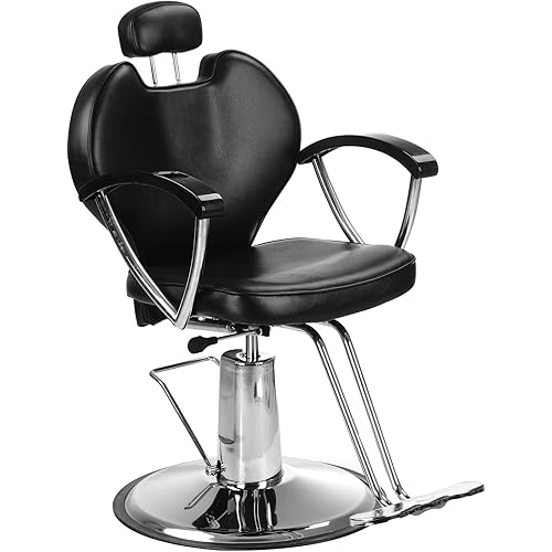 Shengyu Black Modern Recline Hydraulic Styling Barber Chair Hair Spa Beauty Salon Equipment
