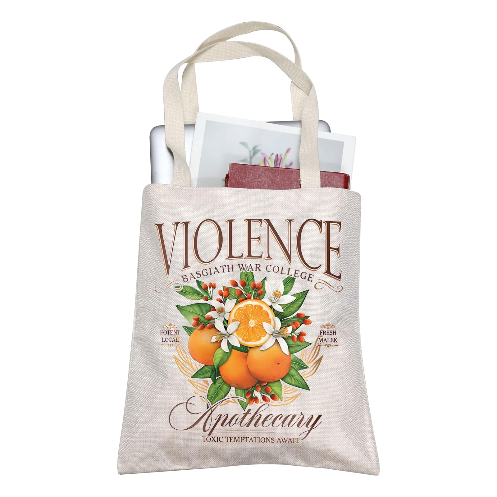 BLUPARKFourth Wing Inspired Gift Dragon Rider Tote Book Lover Gift Basgiath War College Merch Fantasy Riders Quadrant Gift