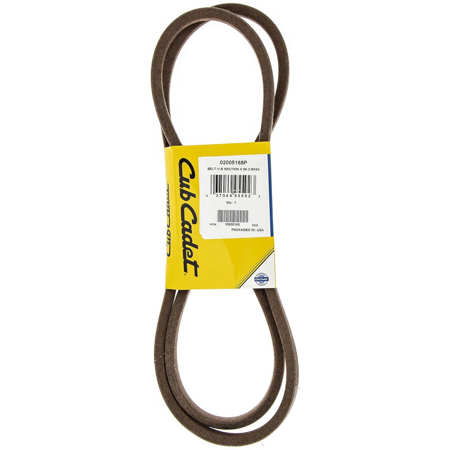 CUB CADET 02005168P B-Section Deck Drive V-Belt Recon 48 Tank 48 Lawn Mowers