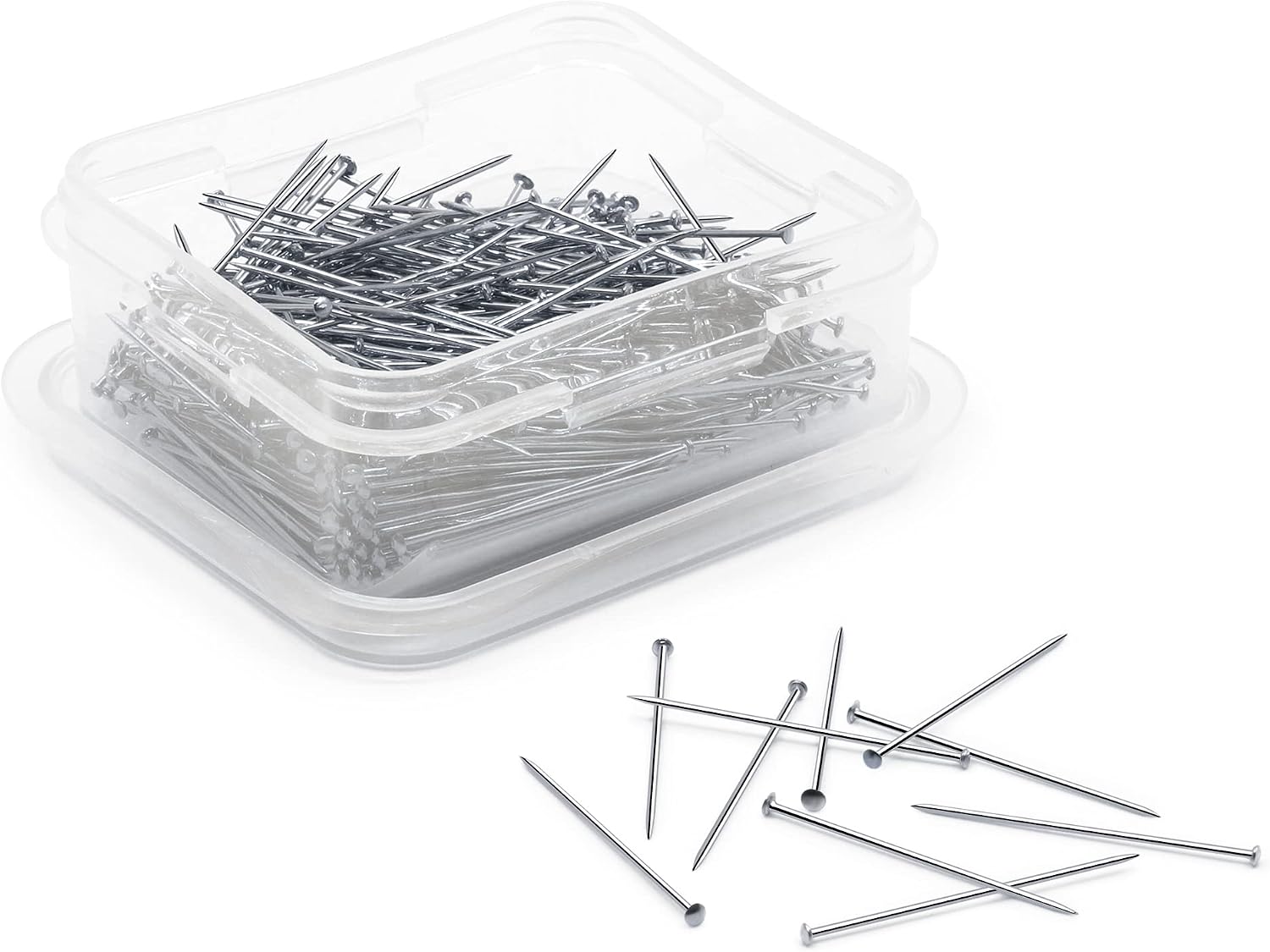Dritz 26 Satin Pins, 1-1/16-Inch (400-Count), Nickel
