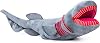 ZHONGXIN MADE Ruffled Shark Plush Toy, 80cm Sea Life Shark Plush Toy, Super Soft Shark Model Plush Toy Kids Gift Collection Girls Boys Birthday Gift Shark Model Souvenir..