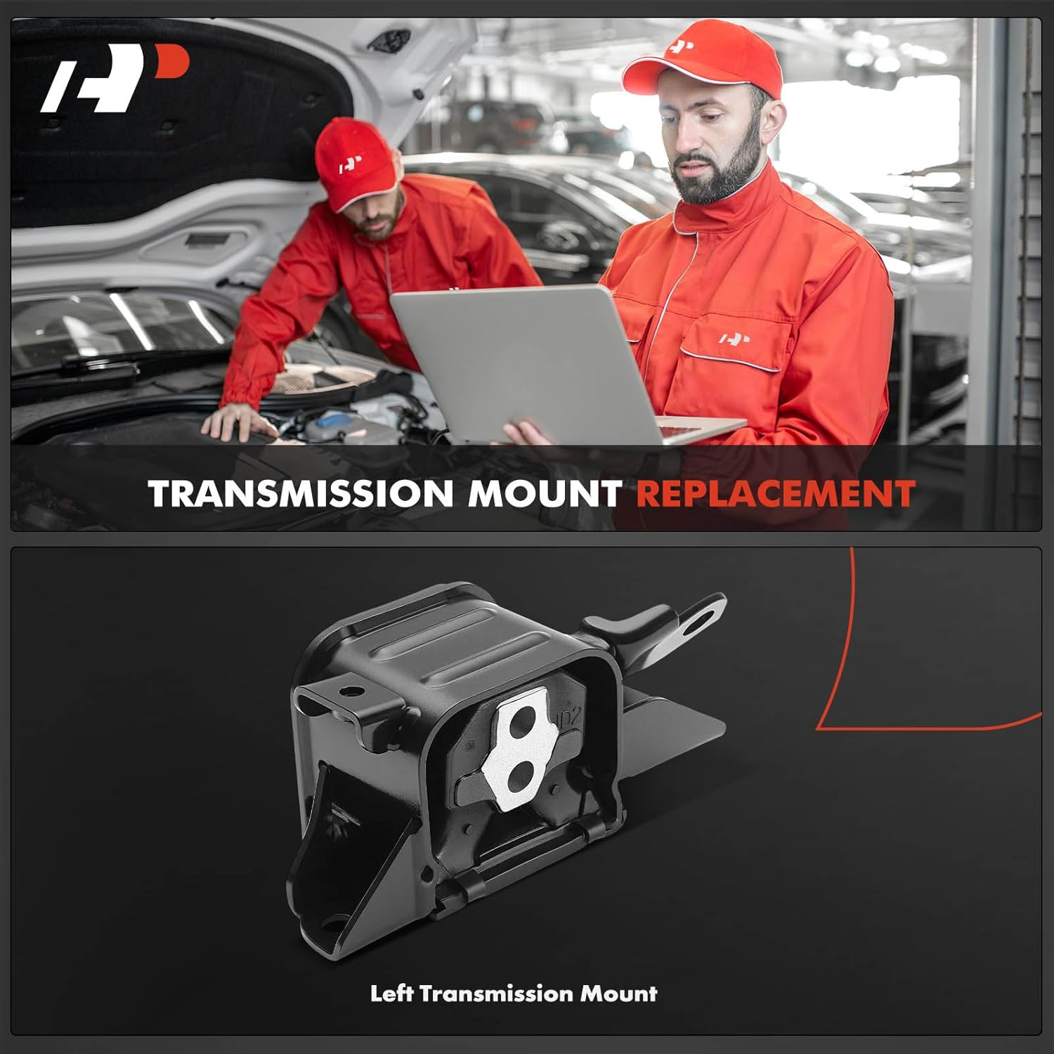 A-Premium Left Transmission Mount Compatible with Hyundai Elantra 2021-2023 1.6L & Kia Soul 2020-2021 2.0L, Forte 2019-2021 2.0L, Manual Transmission, Driver Side