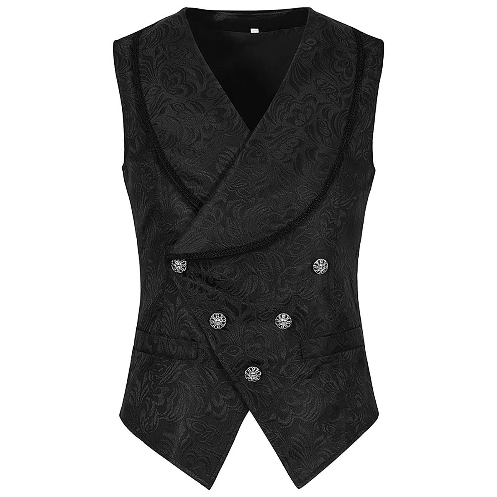 Chaleco gótico hombre tallas grandes ajuste cómodo para evitar rigidez medieval 6