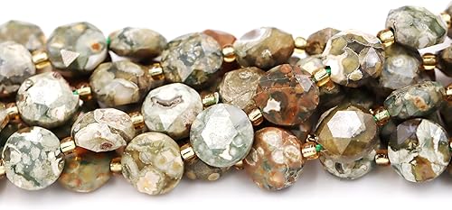 Miniatura 473 de Cuentas de piedras preciosas de primera calidad para la fabricación de joyas, cuentas de piedra natural preciosa al por mayor, 2 hebras de granate