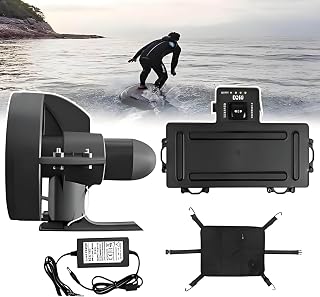 Aleta Eléctrica Tabla Surf, Motor Propulsión Subacuática, Hélice Subacuática A Batería, 3-4Km/Hora 4-5Km/Hora, Compatible Con Soporte De Aleta De 9 Pulgadas, Para Kayak Sup Tabla De Paddle D180