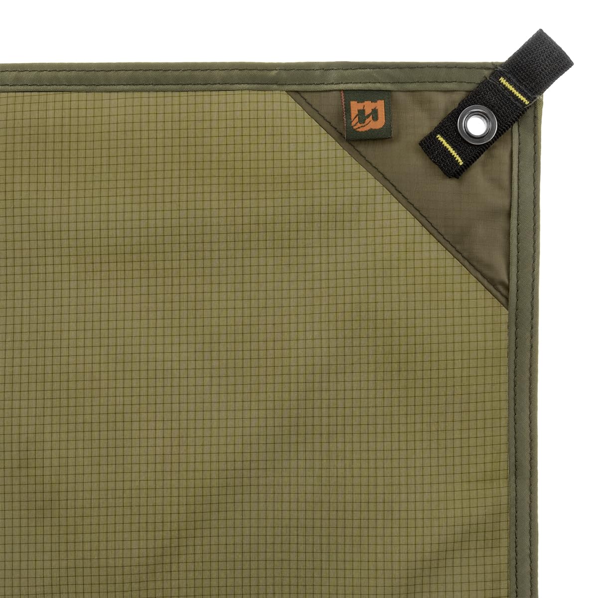 Badger Outdoor X-Rain Tarp Olive 3m x 3m, Tarp, plandeka namiotowa, ultralekka, wodoodporna, markiza plażowa, plandeka kempingowa, przeciwdeszczowa na zewnątrz, akcesoria namiotowe