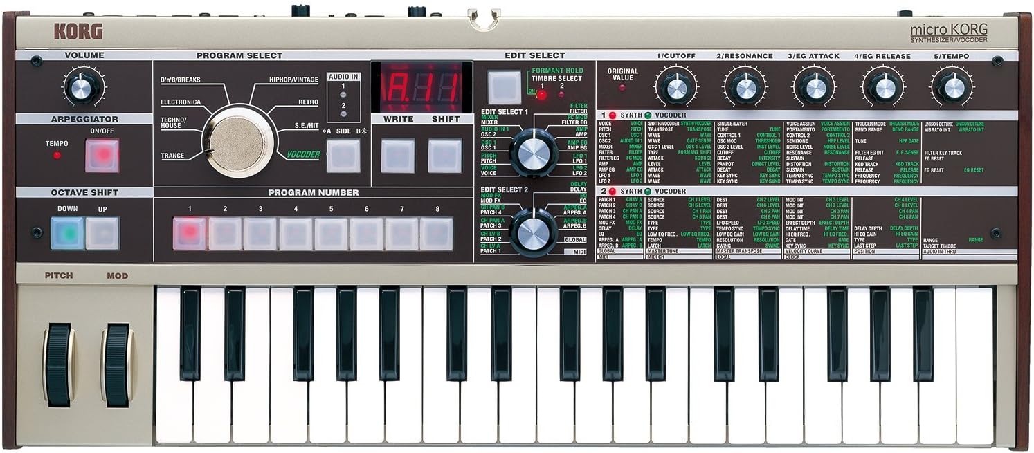 Korg microKorg 37-Key Analog Modeling Synthesizer with Vocoder