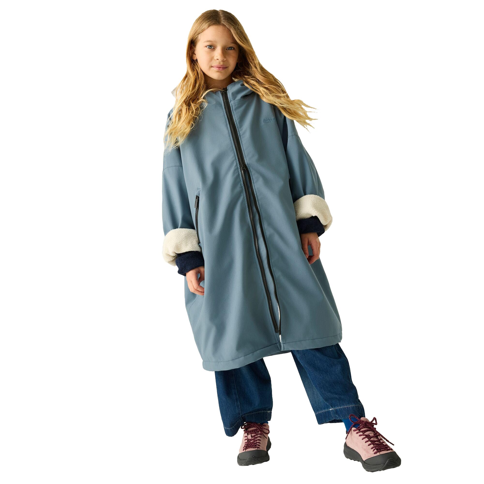 Regatta Unisex Kids Grey Mirage Kids Waterproof Changing Robe Pro