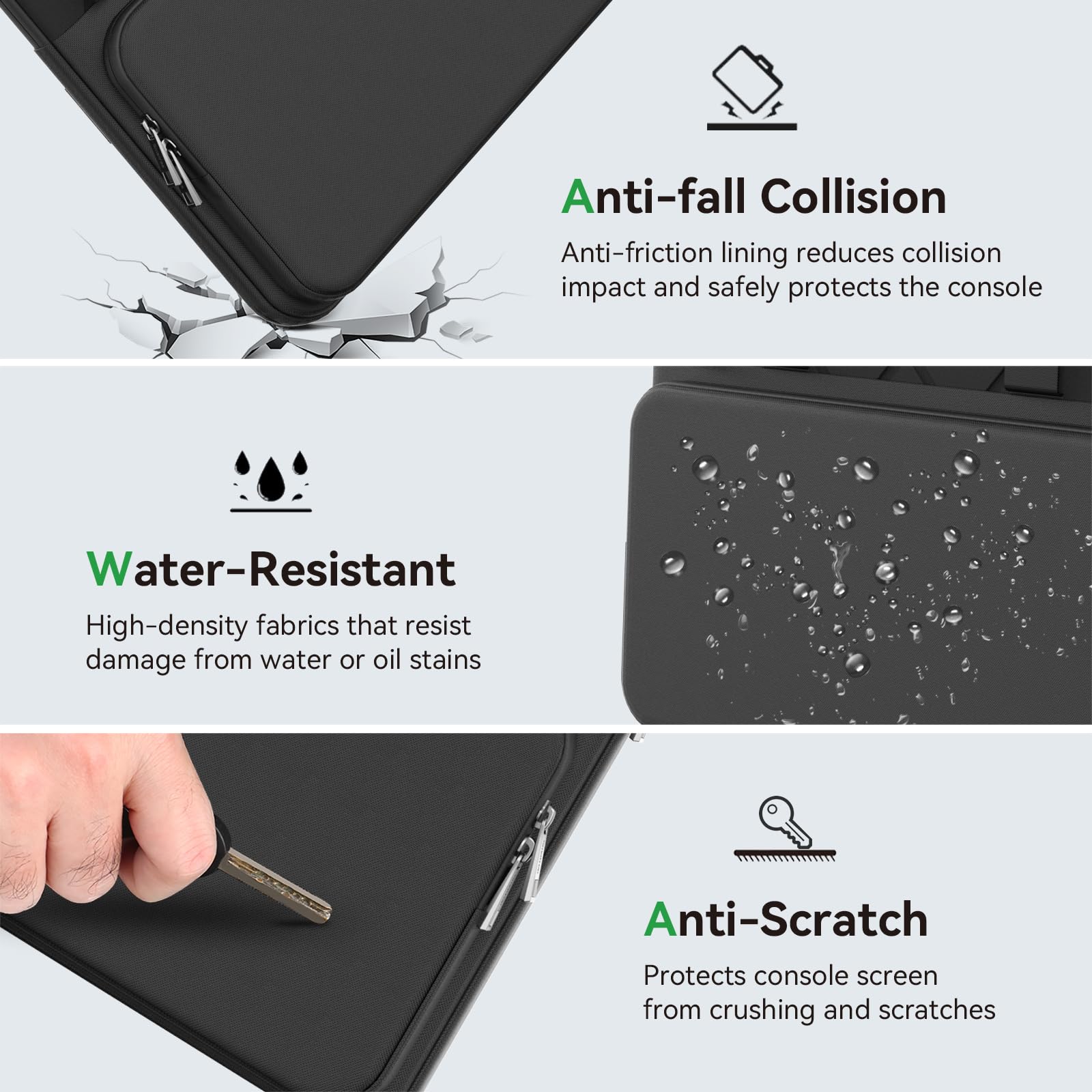 Smatree CityEdge - Funda para portátil Alienware x17 R2 de 17.3 pulgadas, para portátil Alienware m17 R5 de 17.3 pulgadas, funda con bolsillo para accesorios, correa para el hombro, diseño patentado