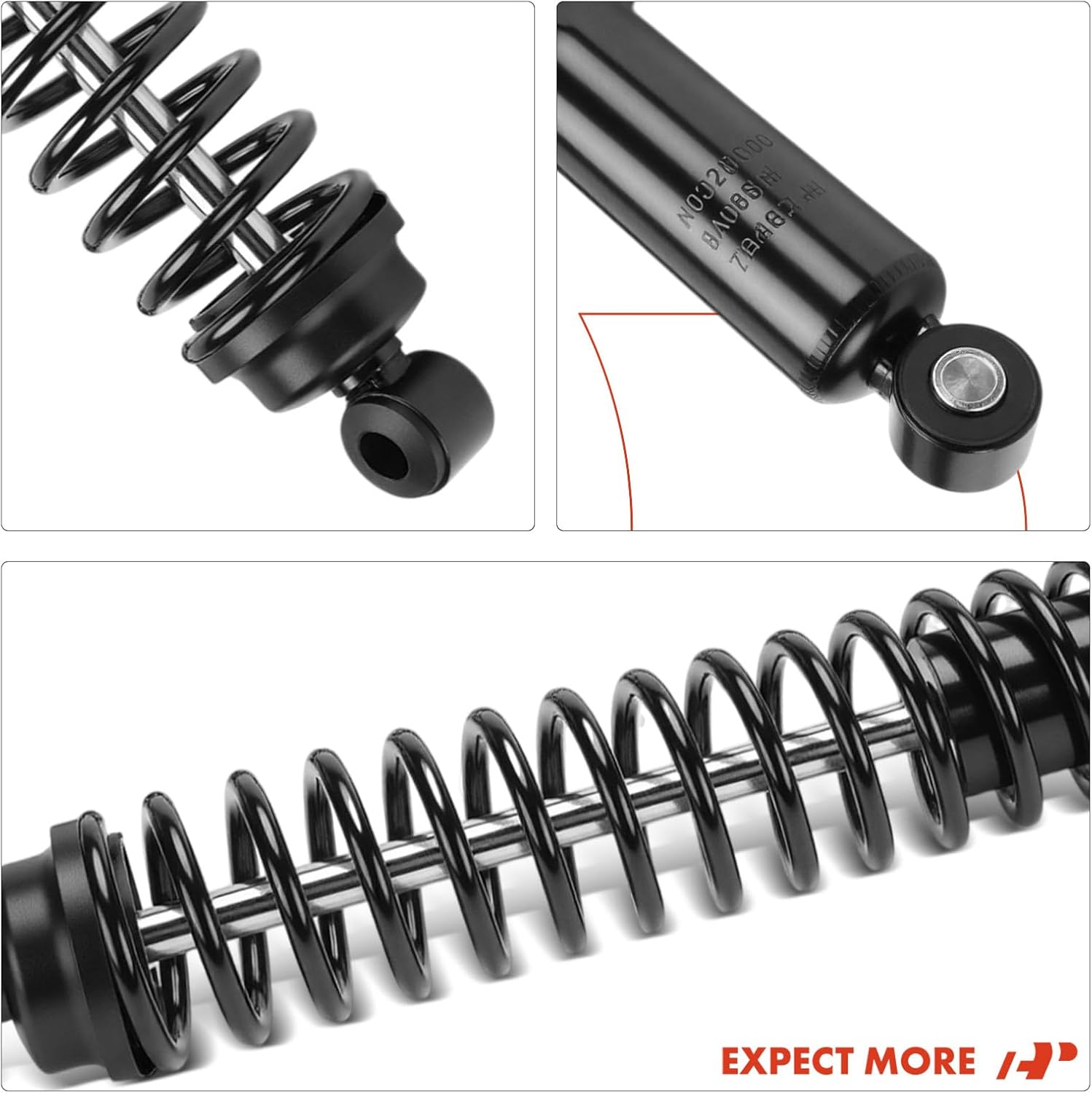 A-Premium Rear Load Adjusting Shock Absorber Compatible with Ford Ranger 1983-2011 & Mazda B3000 1994-2008, B4000 1994-2009, 2-PC Set