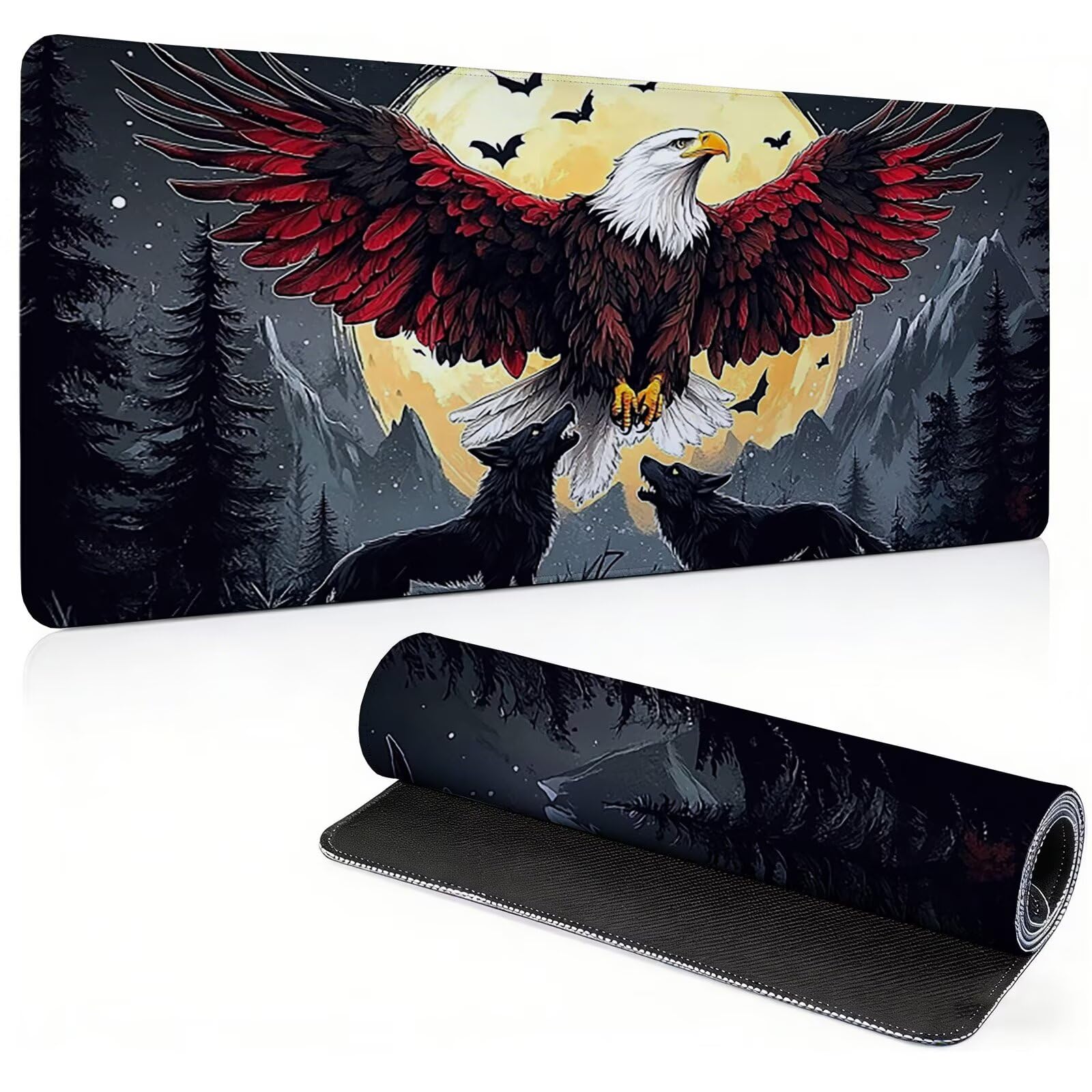 Tappetino Mouse Gaming, 900x450mm Tappetino Mouse XXL aquila 0c0-612
