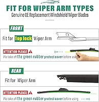 Vista 108 de 26" 20" 16" Windshield Wiper Blades Replacement for Dodge Grand Caravan 2008-2020 / Chrysler Town & Country 2008-2016 Premium All Weather Front Rear