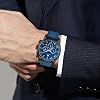 BENYAR Men's Watch UK Wristwatches for Men Easy-to-Read Watches Men Luxury Waterproof Chronograph Sliver/Gold/Blue/Black Leather/Stainless Valentine's Day/Birthday/Christmas/Fathers Day Gift