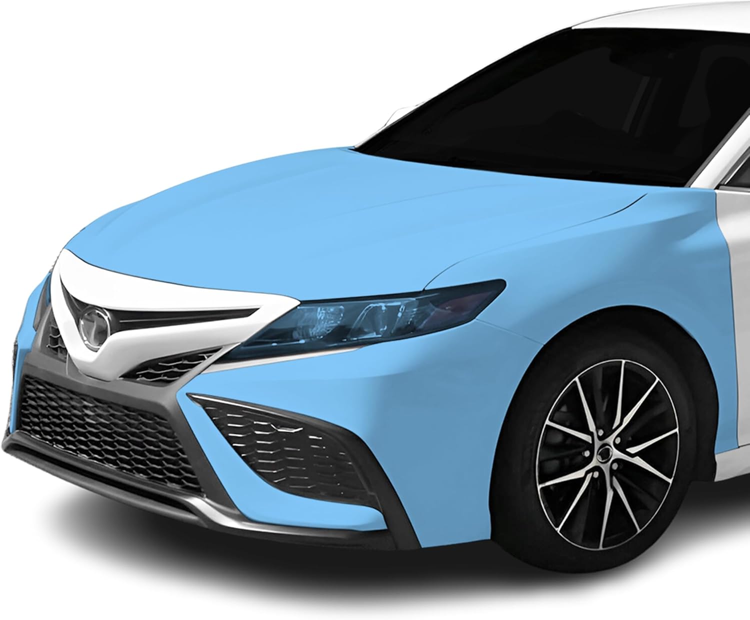 BOGAR TECH DESIGNS for Toyota Camry (SE) 2021-2024 Front Middle and Front Sides Premium Paint Protection PPF Film Kit Cover, Clear Bra