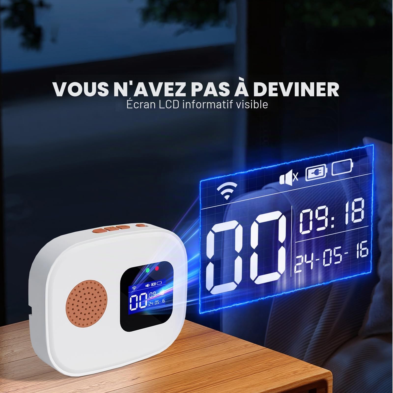Bouton D'appel d'urgence pour Personnes âgées, Personnes âgées | WiFi Système D'appel D'urgence Intelligent,6 SOS Boutons D'appel D'urgence,1 Récepteur Affichage Numérique