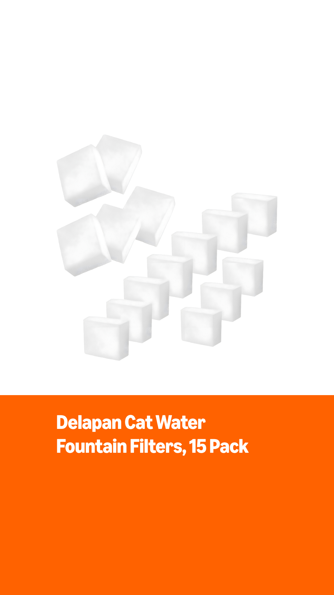 Filtros para fuente de agua para gatos Delapan 15 unidades miniatura 6