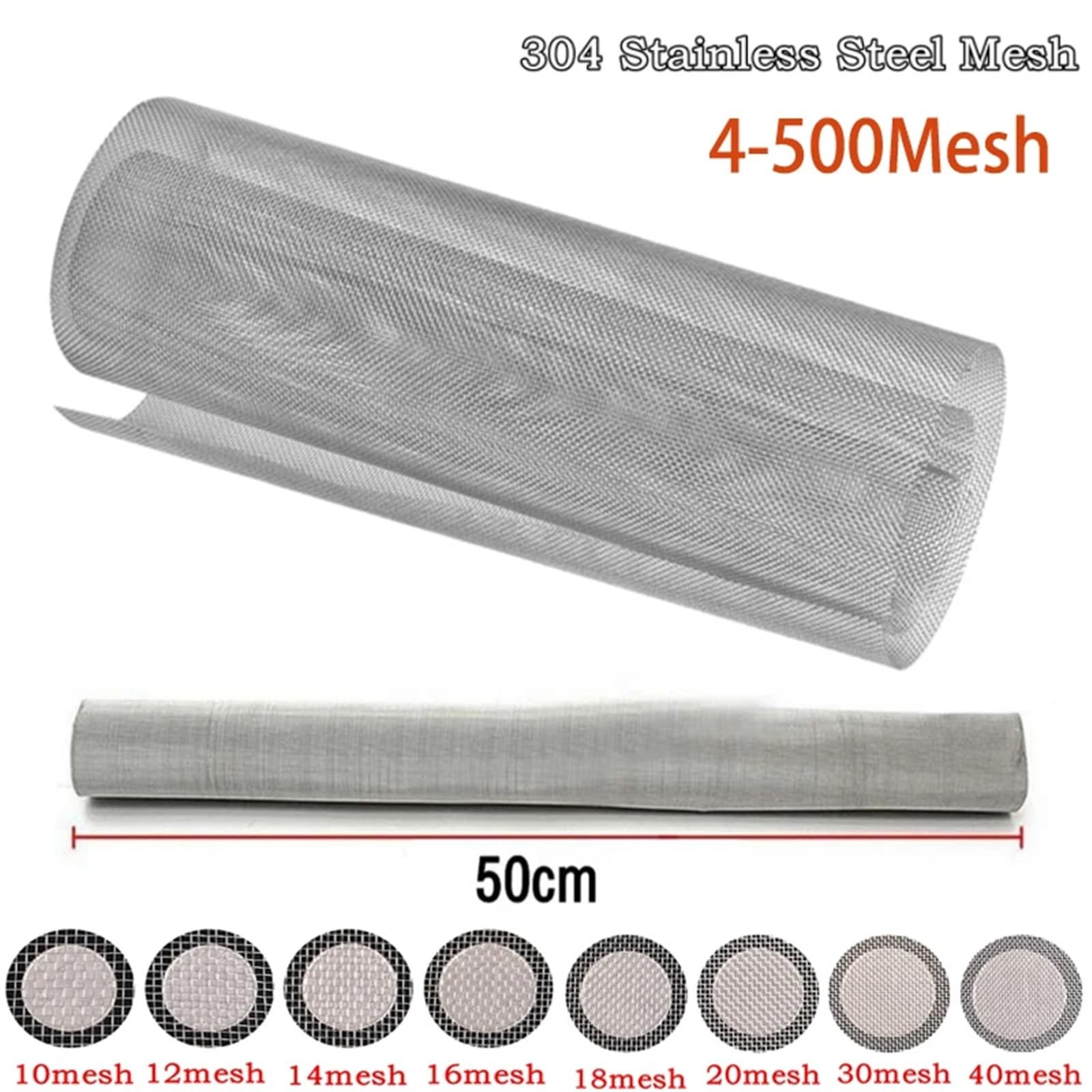 Tamiz para harina, Tamiz de harina 1 pieza 411-500 malla 304 filtro acero inoxidable metálica frontal reparación fijación filtración tejida(100mesh 15x15cm 3pcs)