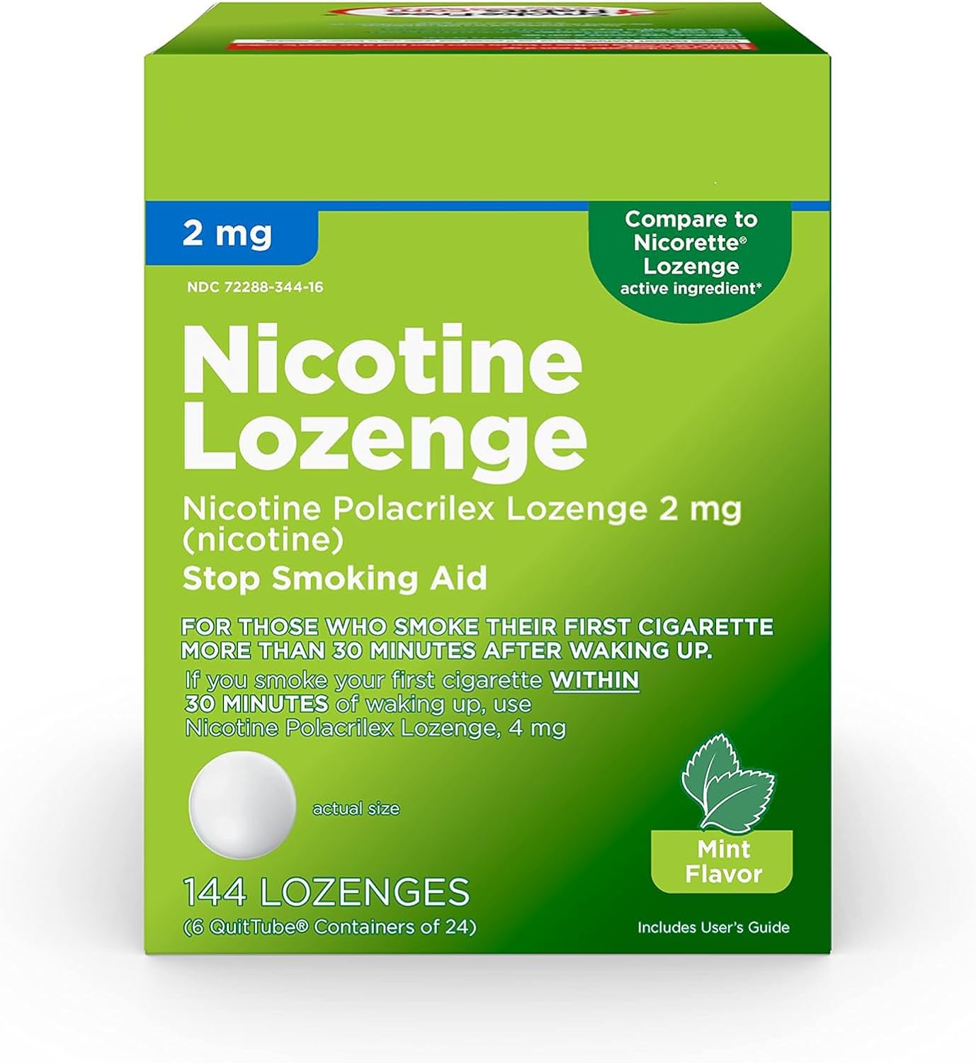 Nicotine Lozenges 2 mg, Quit Smoking, Stop Smoking Aid